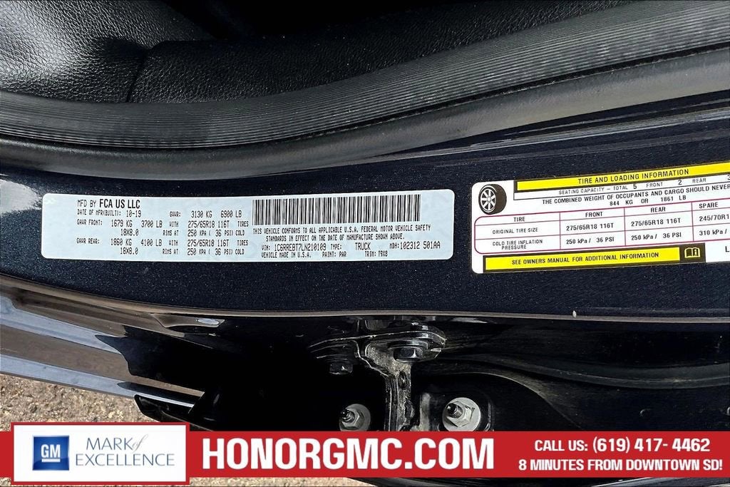 2020 RAM 1500 Big Horn