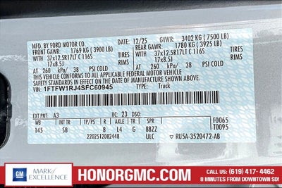 2025 Ford F-150 Raptor