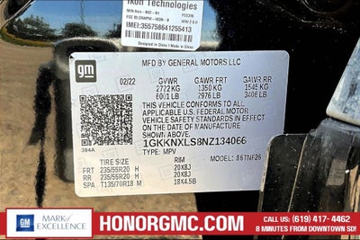 2022 GMC Acadia Denali