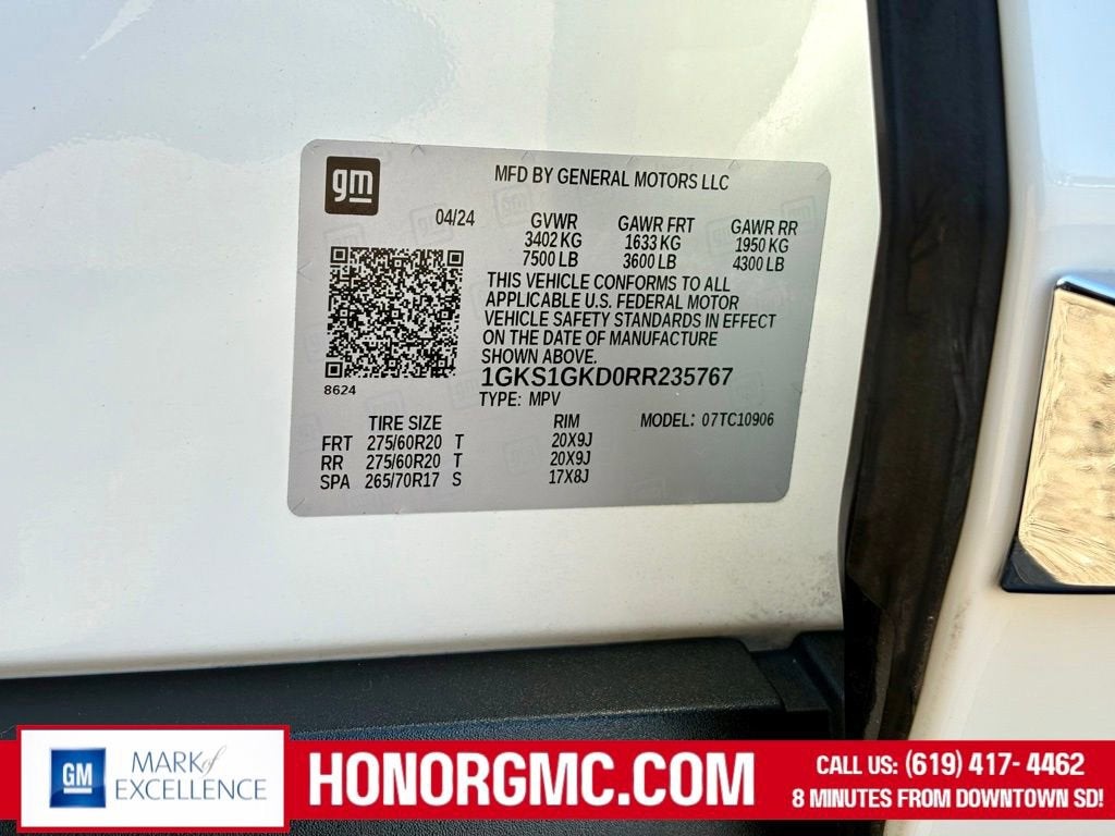 2024 GMC Yukon XL SLT