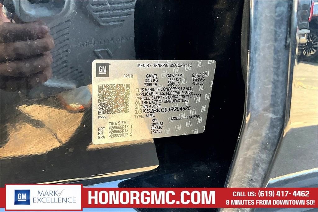 2018 GMC Yukon SLT