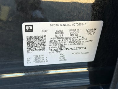 2022 Chevrolet Traverse High Country