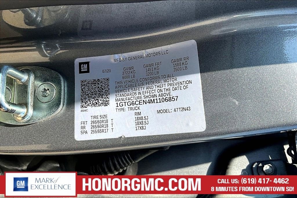 2021 GMC Canyon 4WD Elevation