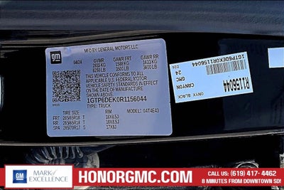 2024 GMC Canyon AT4