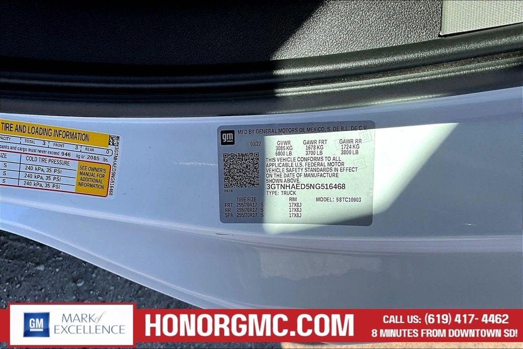 2022 GMC Sierra 1500 Pro