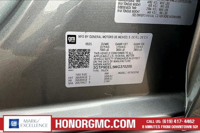 2021 GMC Sierra 1500 AT4