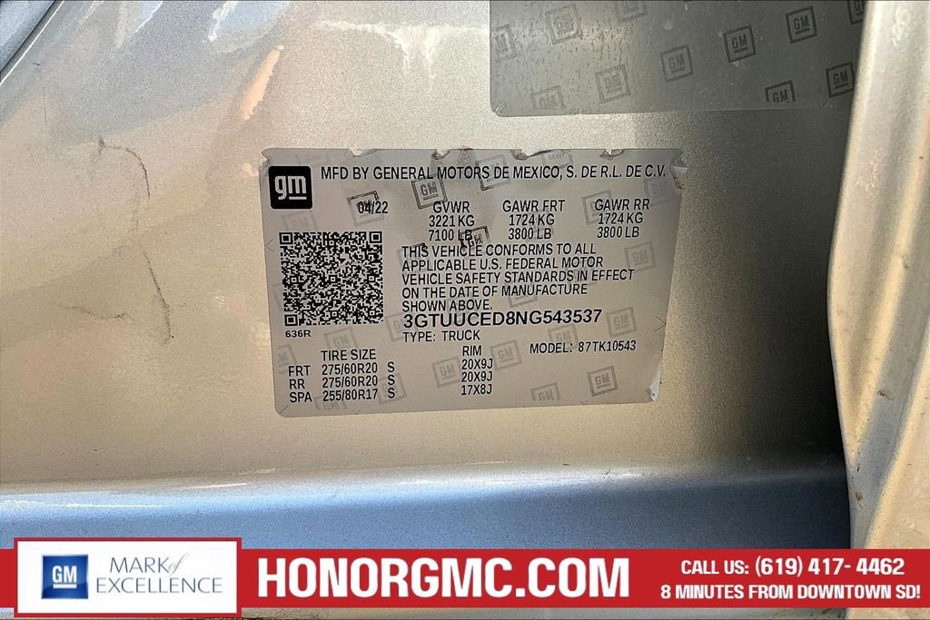 2022 GMC Sierra 1500 Elevation