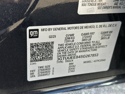 2025 GMC Sierra 1500 AT4