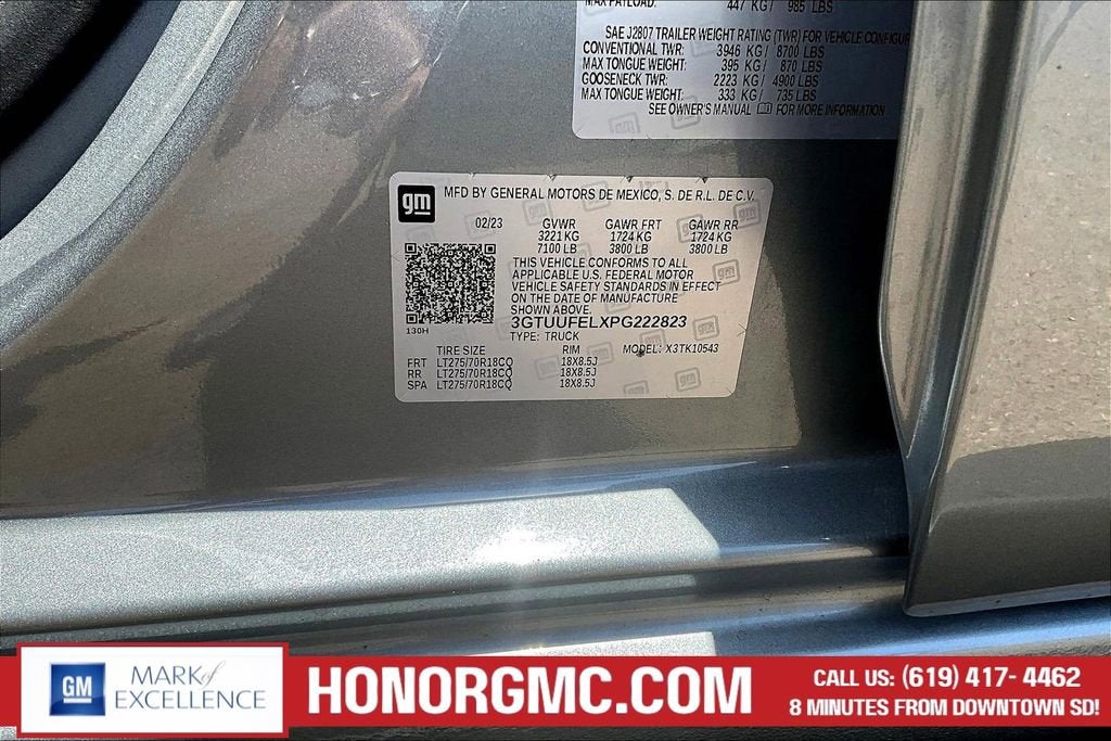 2023 GMC Sierra 1500 AT4X