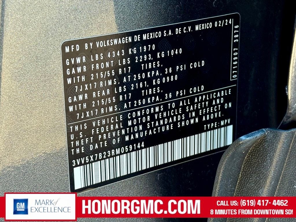 2024 Volkswagen Taos S