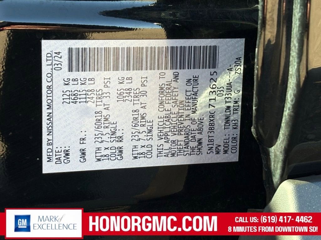 2024 Nissan Rogue SV