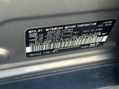2025 Mitsubishi Outlander Sport S