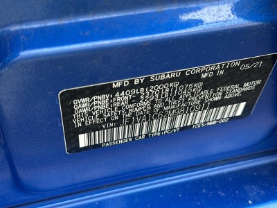 2021 Subaru WRX Premium