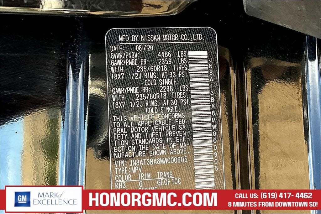 2021 Nissan Rogue SV