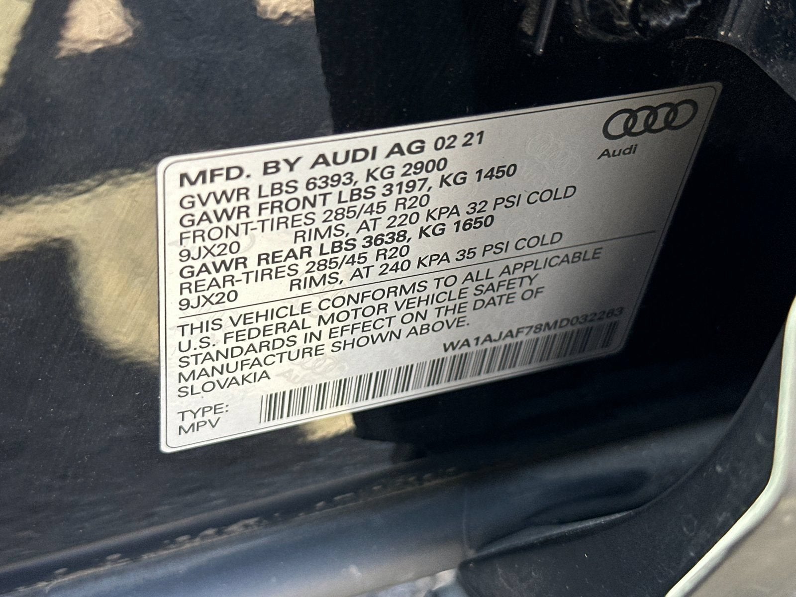 2021 Audi Q7 Premium