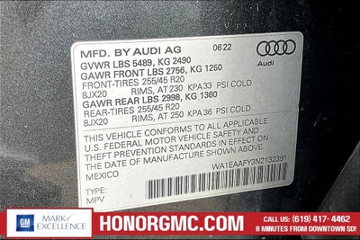 2022 Audi Q5 S line Premium Plus