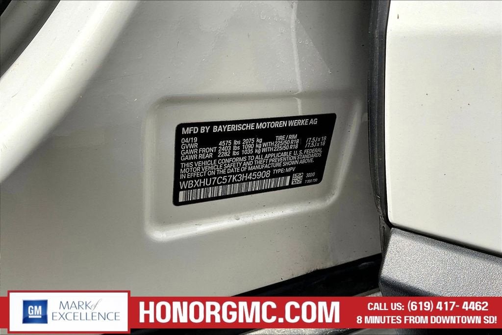 2019 BMW X1 sDrive28i