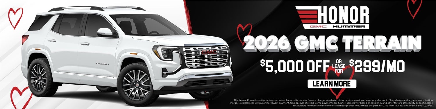 $5000 Off On 2026 Gmc Terrain