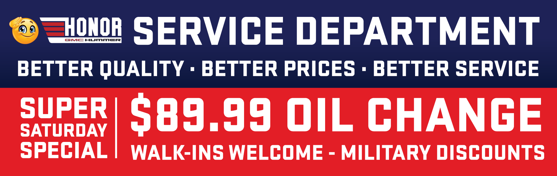 Saturday Special | Oil Change $89.99